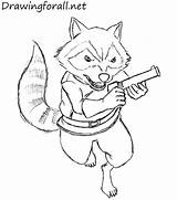 Raccoon Rocket Draw Drawing Drawingforall Sketch Stepan Ayvazyan Tutorials Comics Posted sketch template