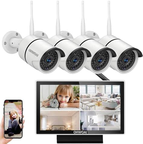 pcs p mp cctv wi fi ip cameras  homesohwoai hd surveillance video security system