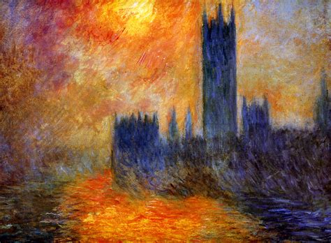 House Of Parliament Sun 1903 Claude Monet