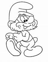 Smurf Papa Coloring Pages Drawing Smurfs Printable Smile Kids Color Sheets Cartoon Choose Board Getdrawings Colouring Paintingvalley sketch template