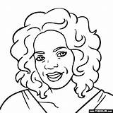 Oprah Coloring Pages Winfrey Drawing Thecolor Color Google People Colour History Show Search Gif sketch template