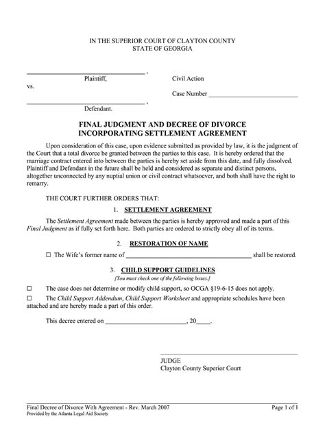 divorce decree   form fill   sign printable