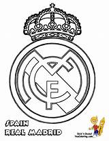 Coloring Pages Soccer Ronaldo Madrid Real Logo Logos Cristiano Print Fifa Football Barcelona Color Kids Printable Sheets Sheet Spain Germany sketch template