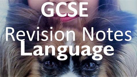 gcse english language language revision notes youtube