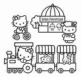 Hello Kitty Coloring Pages Christmas Printables Girls Printablee sketch template