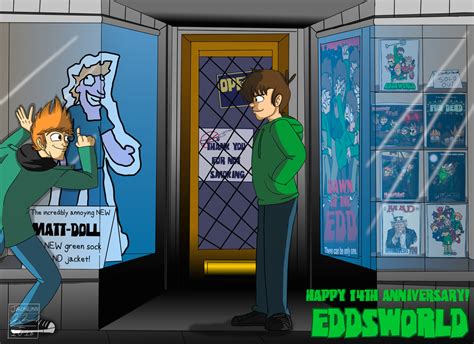 eddsworld the fancomic the beginning and the friend comics happy 14th anniversary eddsworld