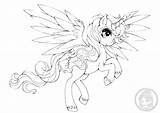 Coloring Alicorn Pages Yampuff Deviantart Twilight Sparkle Princess Lineart Celestia Cute Little Commission Printable Colouring Pony Girl Color Unicorn Adult sketch template