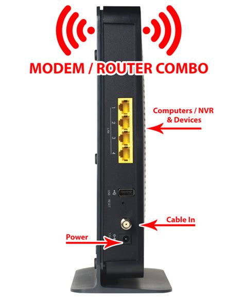 nvr setup options modems routers switches
