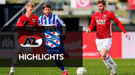 highlights az sc heerenveen eredivisie youtube