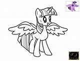 Twilight Sparkle Coloring Pony Pages Little Alicorn Princess Drawing Print Wings Color Printable Kids Unicorn Getdrawings Getcolorings Sparkles Template Girls sketch template