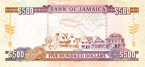 Jamaica New Date 15 02 2009 500 Dollar Note B240e Confirmed