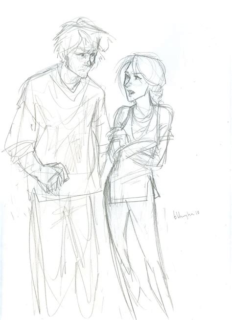 haymitch and katniss by burdge on deviantart