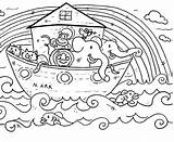 Ark Coloring Noahs Pages Drawing Printable Noah Rainbow Drawings Getdrawings Getcolorings Simple Paintingvalley Heavenly sketch template