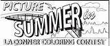 Contest Summer Conner La Coloring sketch template