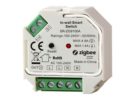 zigbee  neutral   neutral wire  adaptive  wall smart switch sr zga
