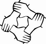 Hands Clipart Clip Helping Brotherhood Unity Hand Strength Drawing Clasped Handshake Gif Logo Closed Help Clipartmag Clipground Painted Together Lines sketch template