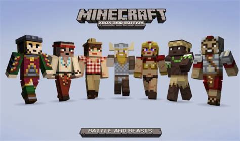 Nouveau Pack De Skins Disponible Pour Minecraft Xbox 360 Edition