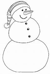 Kerst Sneeuwpop Kleurplaat Snowman Kleurplaten sketch template