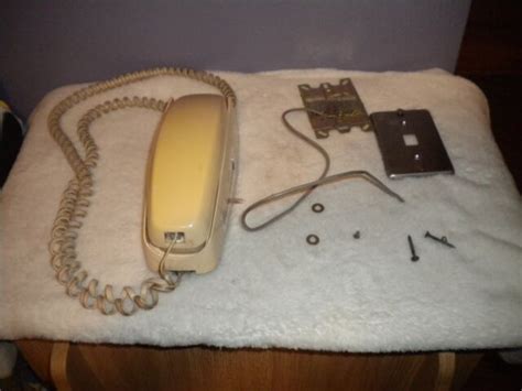 western electric bell trimline rotary wall phone beige ebay
