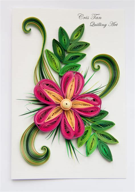 quilling flower card quilling patterns quilling paper quilling jewelry