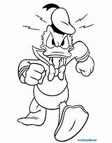 Donald Duck Coloring Angry Pages Disneyclips Disney When Funny Funstuff sketch template