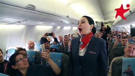corendon airlines opera flashmob show youtube