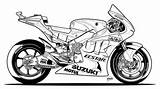 Moto Gp Motogp Suzuki sketch template