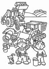 Builder Bob Coloring Pages Printable Colouring Kids Sheets Clip Clipart Print Gang Library Friends Adult Cartoon Choose Board 4kids sketch template