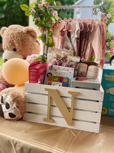 baby closet crate gift basket baby shower gift basket baby etsy