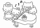 Pianino Kolorowanki Bestcoloringpagesforkids Dzieci Sanrio sketch template