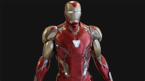 model iron man mark  vr ar  poly cgtrader