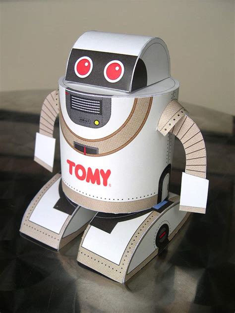 tomy paper robot   robots web site