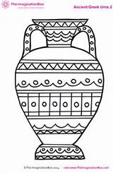 Greek Ancient Kids Vase History Template Greece Coloring Arte Grecia Crafts Printables Para Colorear Vases Activities Patterns Templates Colouring Griego sketch template