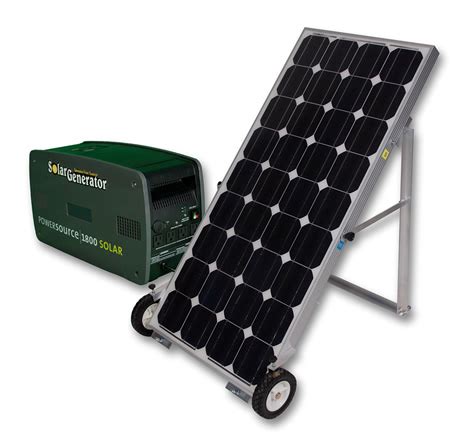watt solar backup generator living