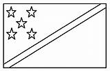 Mewarnai Bendera Sketsa Kepulauan Solomon sketch template