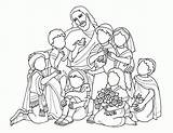 Jesus Coloring Loves Library Clipart Colouring Children sketch template
