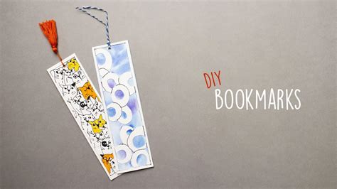 2 easy bookmarks diy bookmarks bookmark ideas youtube