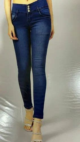 Curvature Skinny Ladies Poly Denim Stretchable Jeans Waist Size 28