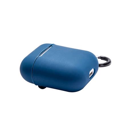 silvergear apple airpods hoesje blauw bescherming case siliconen voor apple airpods en