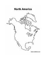 North America Coloring Map Pages Colormegood Globe American Blank South Northamerica sketch template