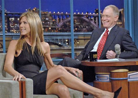 jennifer aniston nuda ~30 anni in late show with david letterman