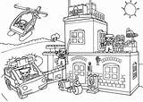 Lego Coloring Pages Printable Police City Sketchite Kids sketch template