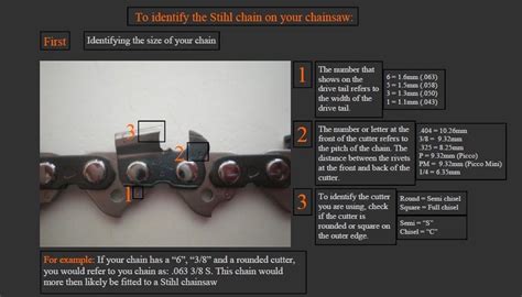 identify stihl chainsaw chain stihl chainsaw stihl chainsaw