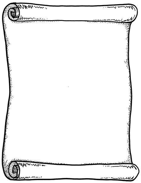 scroll template   clipart