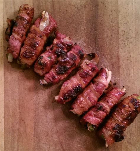 our bacon wrapped deer meat deer meat bacon wrapped no cook meals