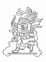 Aztec Tlaloc Azteca Quetzalcoatl Supercoloring Dioses Aztecs Civilization Mexico Aztecas Quetzalcóatl Stampare Facili Chalchiuhtlicue Diosa Mexica Designlooter sketch template