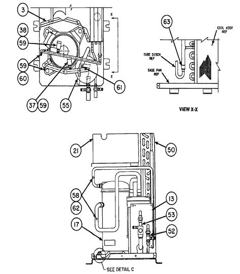 control panel diagram parts list  model hdc carrier parts air conditioner heat pump