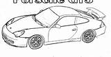 Porsche Coloring Gt3 sketch template