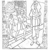 Coloring Pages Egypt Prince Pharaoh Defending Anger Ramses sketch template