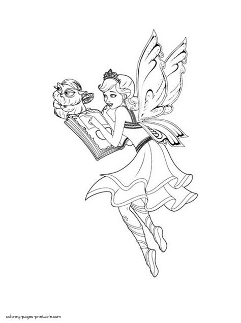 barbie fairy princess coloring pages coloring pages printablecom